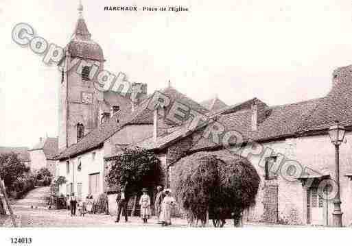 Ville de MARCHAUX, carte postale ancienne