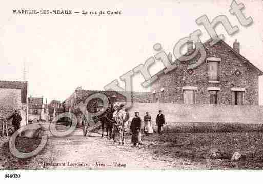 Ville de MAREUILLESMEAUX, carte postale ancienne