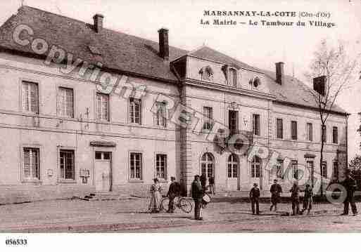 Ville de MARSANNAYLACOTE, carte postale ancienne