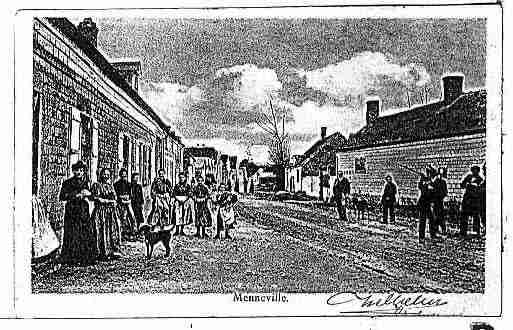 Ville de MENEVILLE, carte postale ancienne