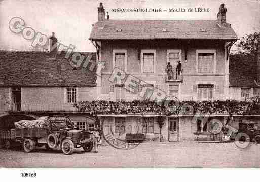 Ville de MESVESSURLOIRE, carte postale ancienne