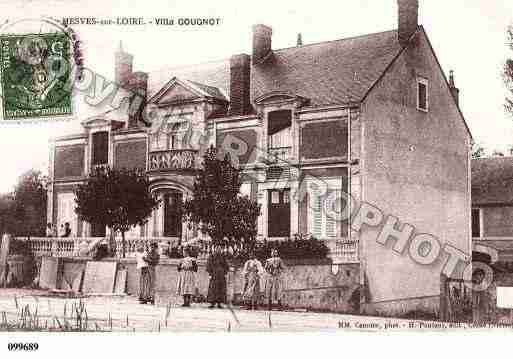 Ville de MESVESSURLOIRE, carte postale ancienne