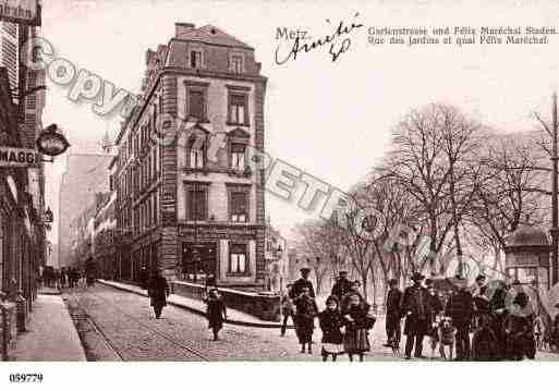 Ville de METZ, carte postale ancienne