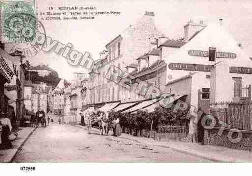 Ville de MEULAN, carte postale ancienne