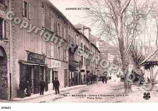 Ville de MEYRUEIS, carte postale ancienne