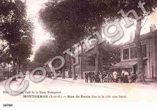 Ville de MONTGERON, carte postale ancienne