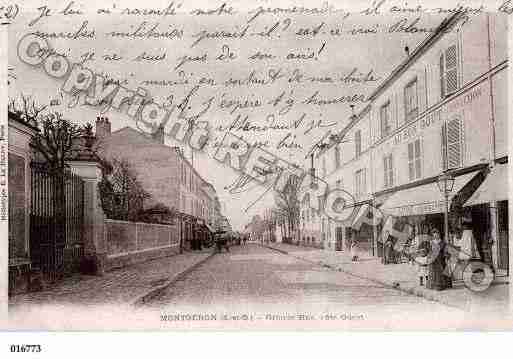 Ville de MONTGERON, carte postale ancienne