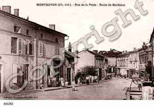 Ville de MONTGUYON, carte postale ancienne