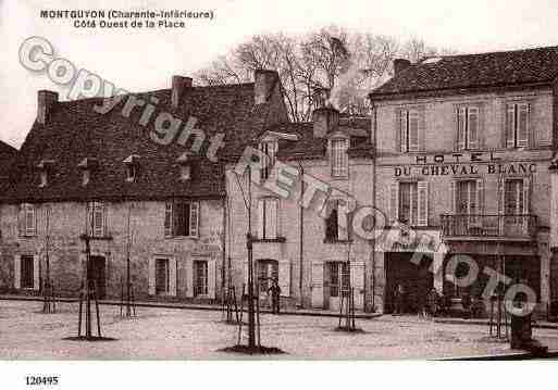 Ville de MONTGUYON, carte postale ancienne