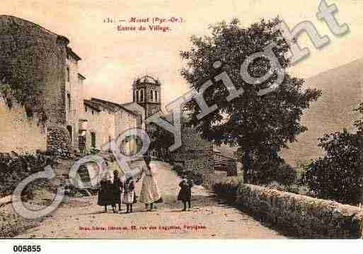 Ville de MOSSET, carte postale ancienne