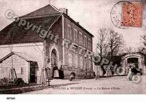 Ville de MOULINSENTONNEROIS, carte postale ancienne