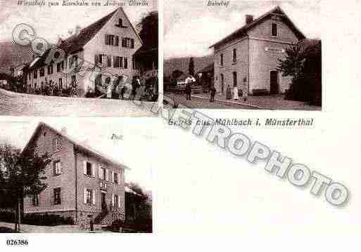 Ville de MUHLBACHSURMUNSTER, carte postale ancienne