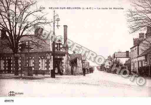 Ville de NEUNGSURBEUVRON, carte postale ancienne