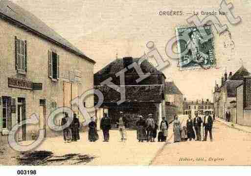 Ville de ORGERESENBEAUCE, carte postale ancienne