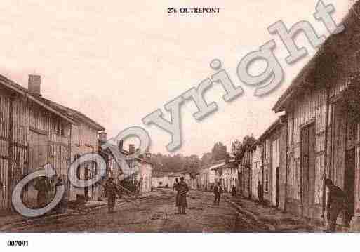 Ville de OUTREPONT, carte postale ancienne