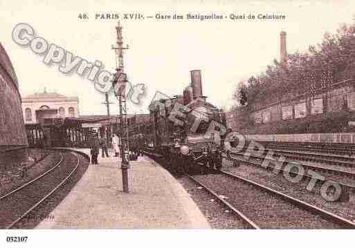 Ville de PARIS17, carte postale ancienne