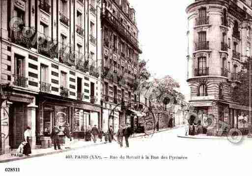 Ville de PARIS20, carte postale ancienne