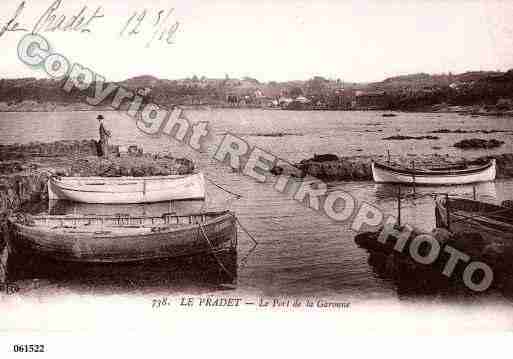 Ville de PRADET(LE), carte postale ancienne Ville de PRADET(LE), carte postale ancienne