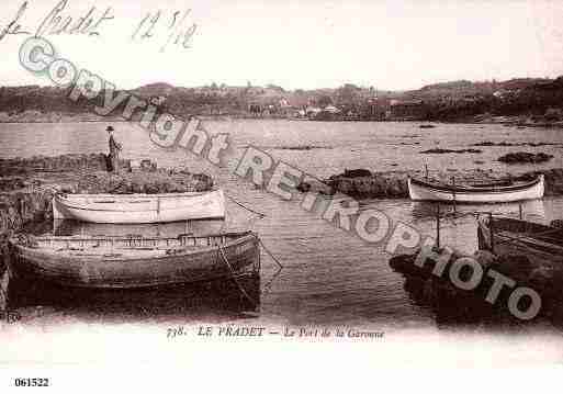 Ville de PRADET(LE), carte postale ancienne