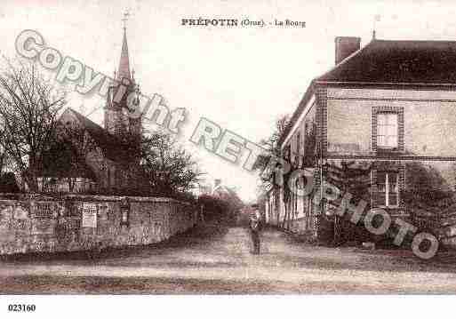 Ville de PREPOTIN, carte postale ancienne