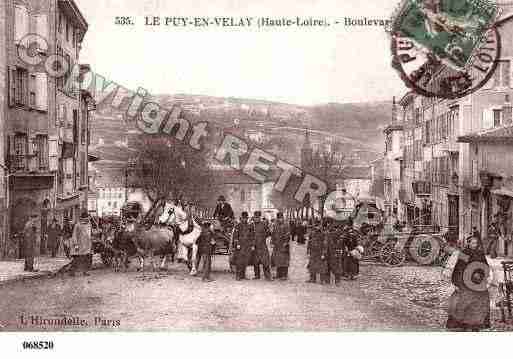 Ville de PUYENVELAY(LE), carte postale ancienne