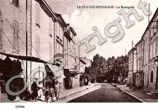 Ville de PUYSAINTEREPARADE(LE), carte postale ancienne