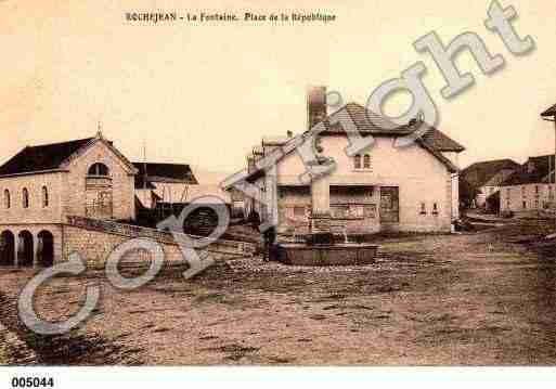 Ville de ROCHEJEAN, carte postale ancienne