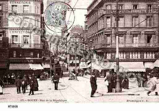 Ville de ROUEN, carte postale ancienne