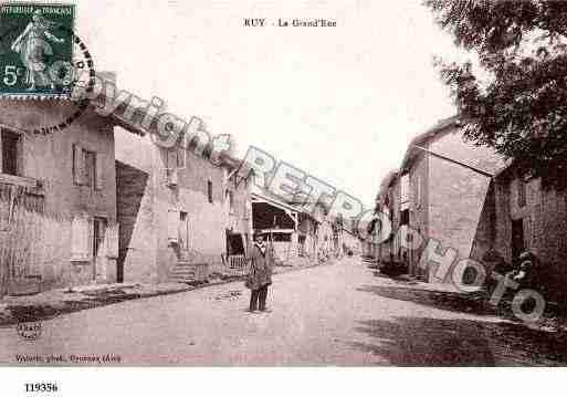 Ville de RUY, carte postale ancienne