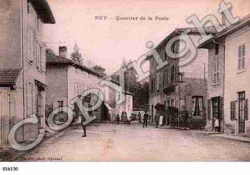 Ville de RUY, carte postale ancienne