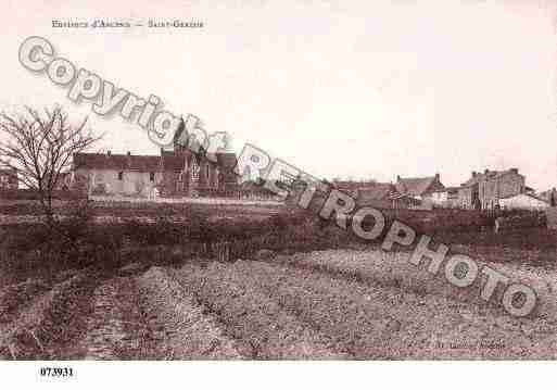 Ville de SAINTGEREON, carte postale ancienne