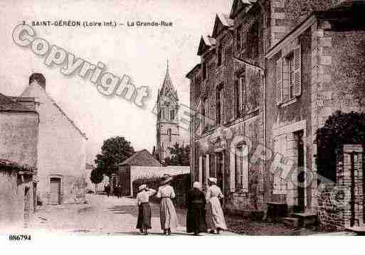 Ville de SAINTGEREON, carte postale ancienne