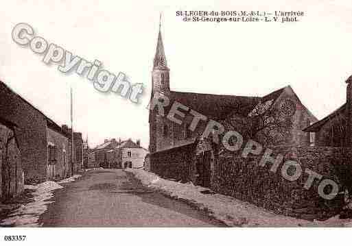 Ville de SAINTLEGERDESBOIS, carte postale ancienne