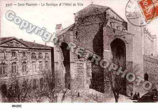 Ville de SAINTMAXIMIN, carte postale ancienne