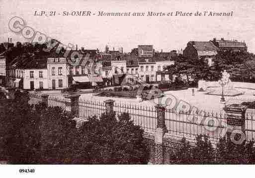 Ville de SAINTOMER, carte postale ancienne