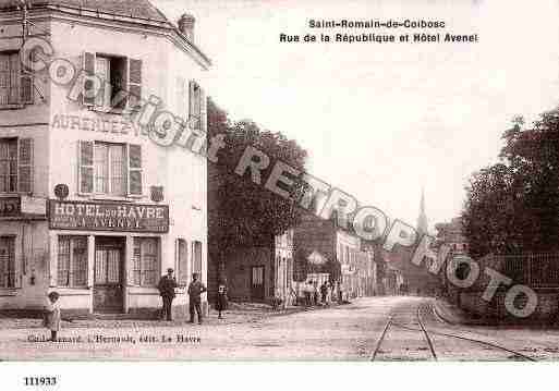 Ville de SAINTROMAINDECOLBOSC, carte postale ancienne