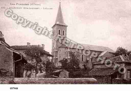 Ville de SALECHAN, carte postale ancienne