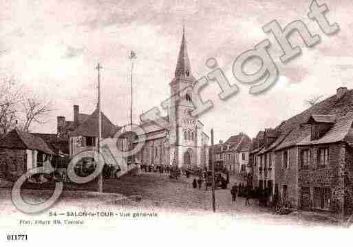 Ville de SALONLATOUR, carte postale ancienne
