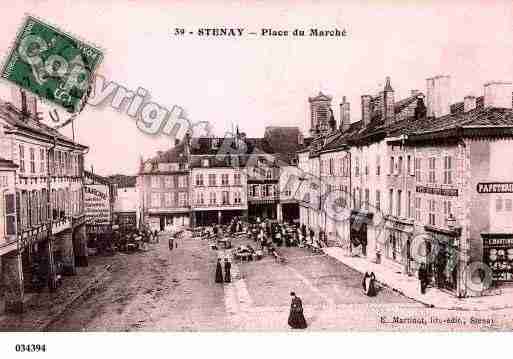 Ville de STENAY, carte postale ancienne