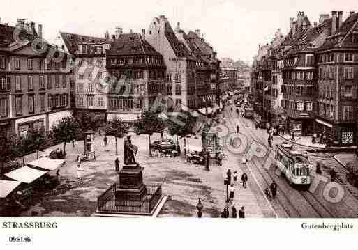 Ville de STRASBOURG, carte postale ancienne