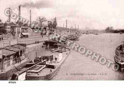 Ville de SURESNES, carte postale ancienne