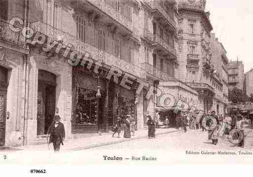 Ville de TOULON, carte postale ancienne