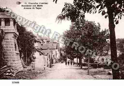 Ville de UZERCHE, carte postale ancienne