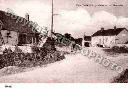 Ville de VANDENESSE, carte postale ancienne