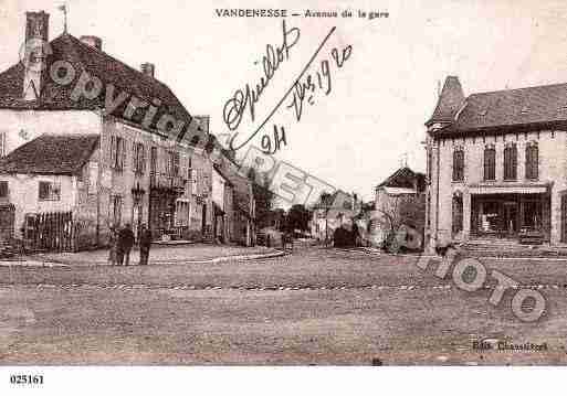 Ville de VANDENESSE, carte postale ancienne