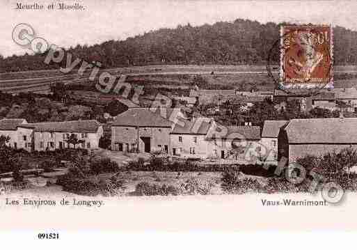 Ville de VAUXWARNIMONT, carte postale ancienne