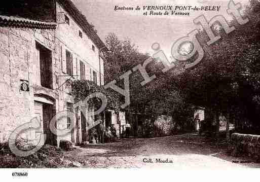 Ville de VERNOUX, carte postale ancienne