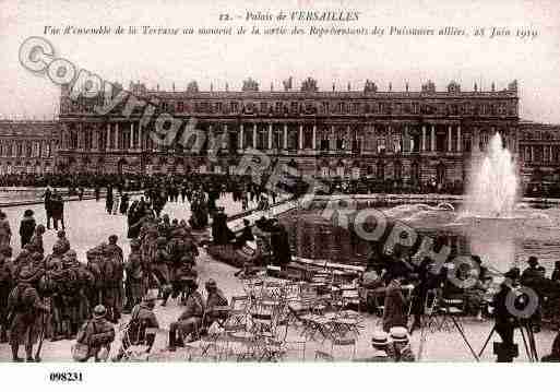 Ville de VERSAILLES, carte postale ancienne