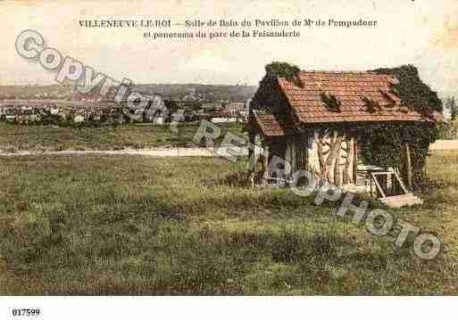 Ville de VILLENEUVELEROI, carte postale ancienne