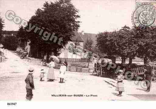 Ville de VILLIERSSURSUIZE, carte postale ancienne